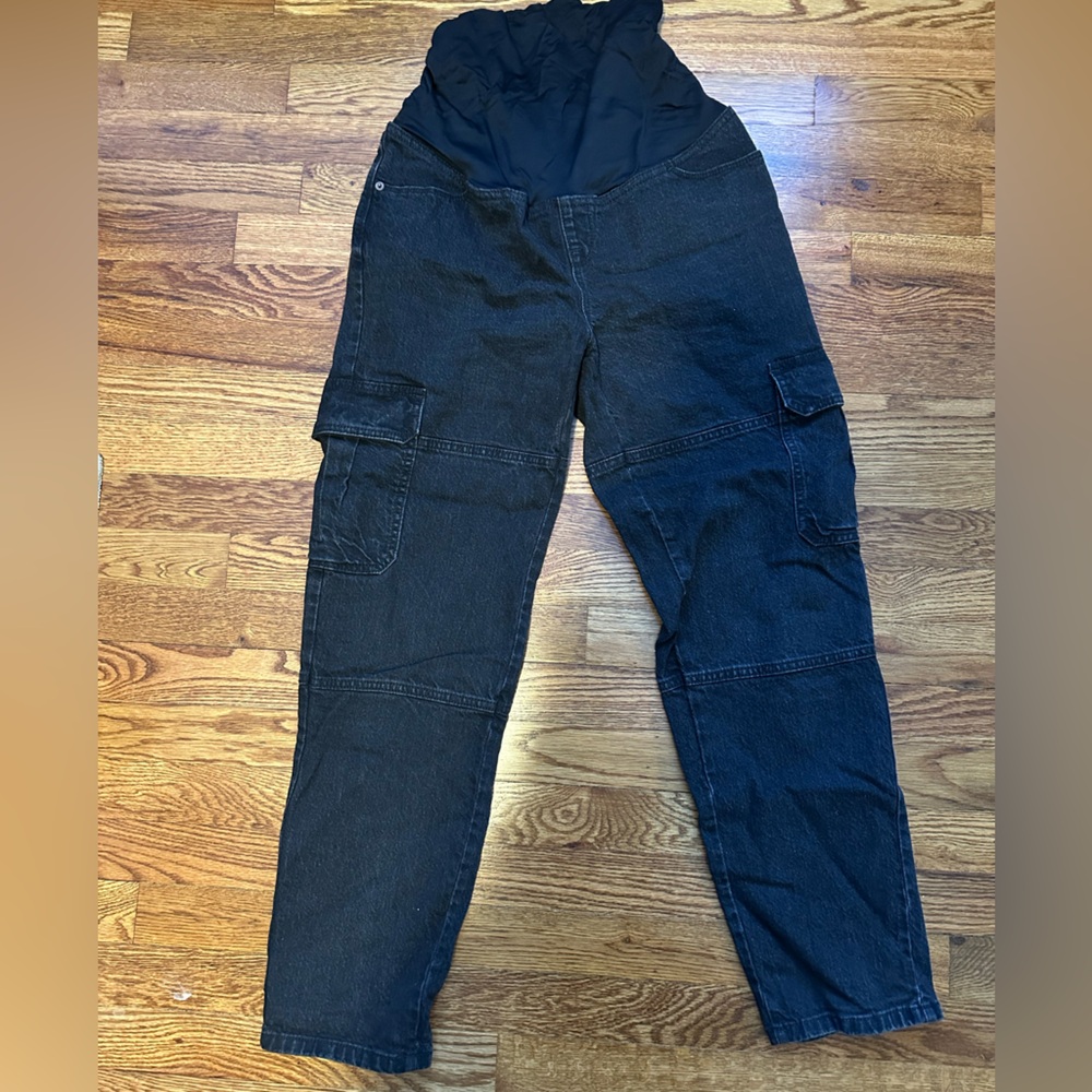 Maternity Cargo Jeans